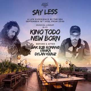 תמונת אירוע NEW BORN x KINO TODO Open Air בנמל תל אביב עם אמני טראנס גואה