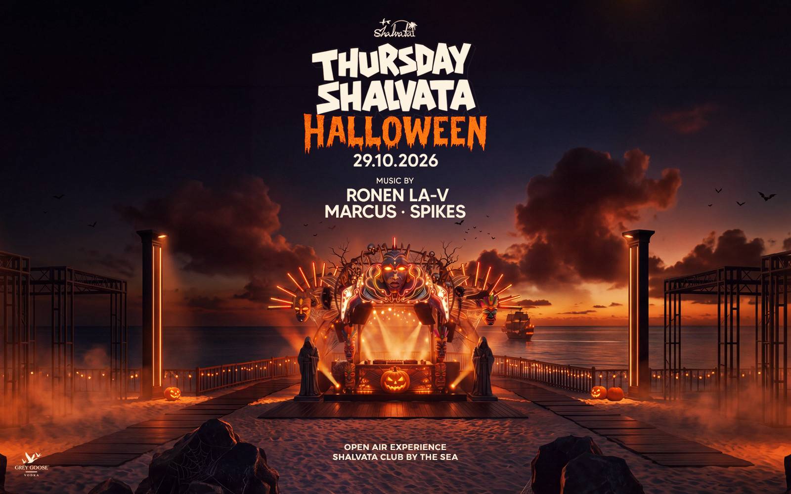 תמונת אירוע THURSDAY SHALVATA MAINSTREAM x HALLOWEEN NIGHT עם NATALIE WAMBA בשלוותה נמל תל אביב בחמישי 29.10.2026